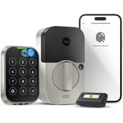 Assure Lock 2; Keyless Smart Door Lock with Wi-Fi and Fingerprint Access; Satin Nickel