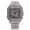 High-quality silver, variant on Cross-Border Square Watch Starry Steel Belt Diamond-Embedded European and American Men's Roman Scale Starry Fashion Quartz Watch