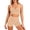 Beige, variant on Womens Two Piece Workout Sets Sports Bra High Waisted Biker Shorts Gym Set Outfits
