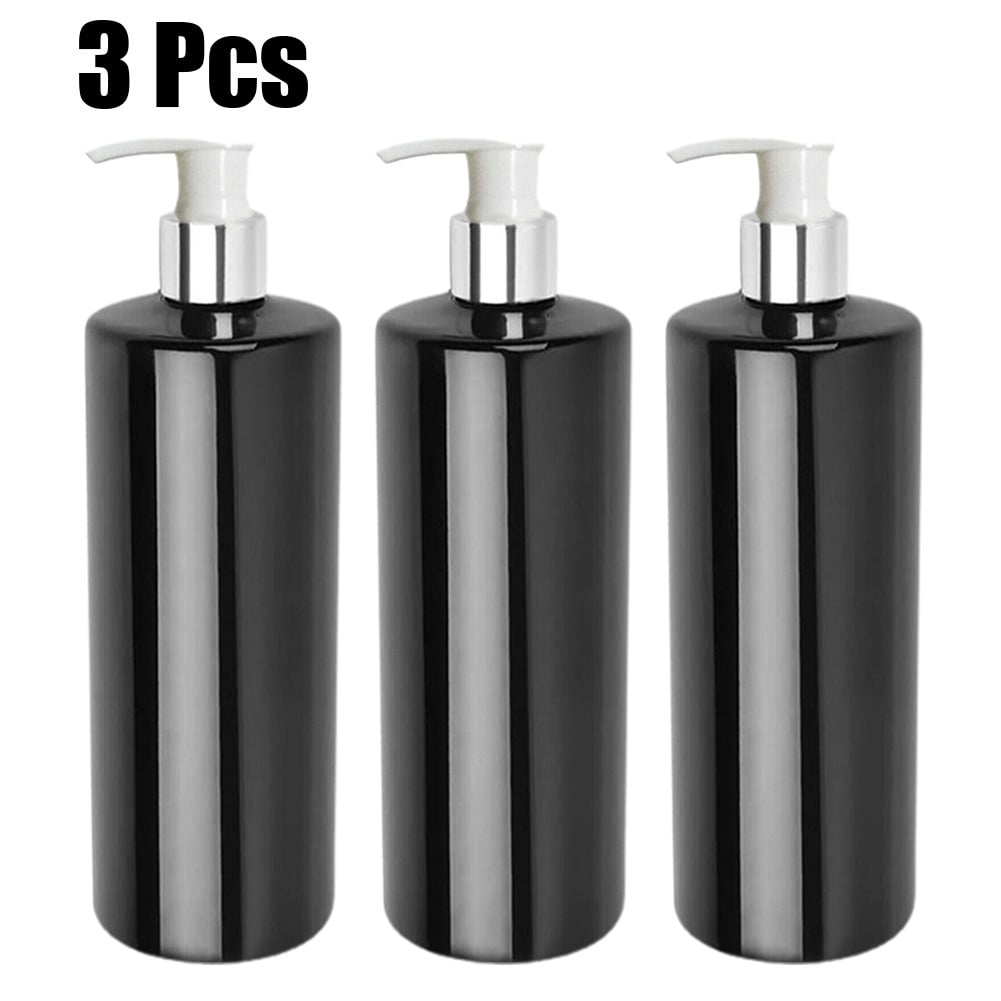 Lierteer 3PCS 500ml PET Empty Refillable Shampoo Lotion Bottles With