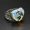 Opal, variant on Natural Chakra Crystal Love Heart Rose Flower Ring Quartz Jewelry Healing Reiki