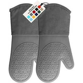 Nautica Grey 100% Cotton Mini Oven Mitts With Silicone Palm (Set of 2)  NAN013848 - The Home Depot