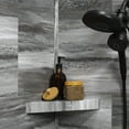thumbnail image 4 of Palisade Vinyl Waterproof Corner Shower Shelf in Hermitage Granite/Urban Cliff, 4 of 7