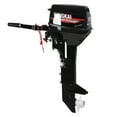 thumbnail image 4 of 2 Stroke Outboard Motor Boat Engine Long Shaft Heavy Duty 169CC 4500-5500rpm, 4 of 16