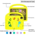 thumbnail image 4 of ELEHOLD Case for Apple iPad 10th Gen, Fun Animal Design EVA Durable Case with Handle & Stand & Strap, Easy Carry for Children,Yellow, 4 of 9