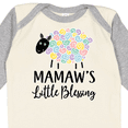 thumbnail image 4 of Inktastic Mamaw for Grandchild Girls Girls Long Sleeve Baby Bodysuit, 4 of 5