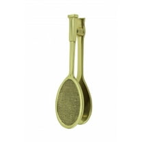 Renovators Supply Cast Brass Door Knockers for Front Door 7.5" Tennis Racket Brass Door Knocker w/Screws