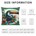 thumbnail image 5 of PHYHOO Short Plush Pillow Covers Square Pillow Case for Bedroom, Sofa, Car Decoration Both Sides, 5 of 5