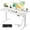 White, variant on HLDIRECT 40" Electric Standing Desk with Outlets, Sit Stand Up Desk, Adjustable Height Home Office Desk with 2 Preset Heights for Work Study, Maple