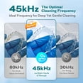 thumbnail image 3 of XIRQI 2026 New Dental Ultrasonic Retainer Cleaner Machine - 45Khz Dental Cleaning Pod with 4 Modes,Digital Timer & 200Ml Capacity for Denture,Mouth Guard,Night Guard,Braces,Toothbrush Head & Jewelry, 3 of 7