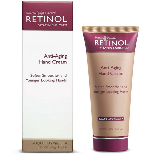 Skincare LdeL Cosmetics Retinol AntiAging Hand Cream 3.4 oz Walmart