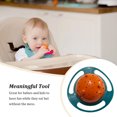 thumbnail image 1 of Baby Gyro Bowls Universal Smooth 360 Container Degrees Rotation Safety Spill-Proof Bowl Practical Feeding Dishes Infants Toddler Newborn, 1 of 7