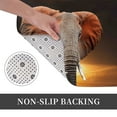 thumbnail image 6 of Rateoe Elephant Sunset in Kenya Pattern Flannel Door Mat Indoor Outdoor Entrance, Waterproof All-Weather Doormat,Fade Resistant, Low Profile Entryway Mat 16x24in, 6 of 7