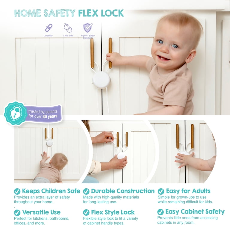 Regalo Multi-Purpose Child Safety Flex Locks, 2-Pack photo 4