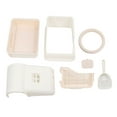 thumbnail image 2 of Enclosed Cat Litter Box, Plastic Kitty Litter Pan Sturdy  for Large Cats, 2 of 7