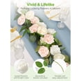 thumbnail image 2 of Flores artificiales InnoGear 100 unidades de rosas de espuma blancas de 8 cm, 2 of 8