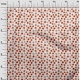 thumbnail image 3 of oneOone Cotton Poplin Orange Fabric Christmas Dress Material Fabric Print Fabric By The Yard 56 Inch Wide, 3 of 5