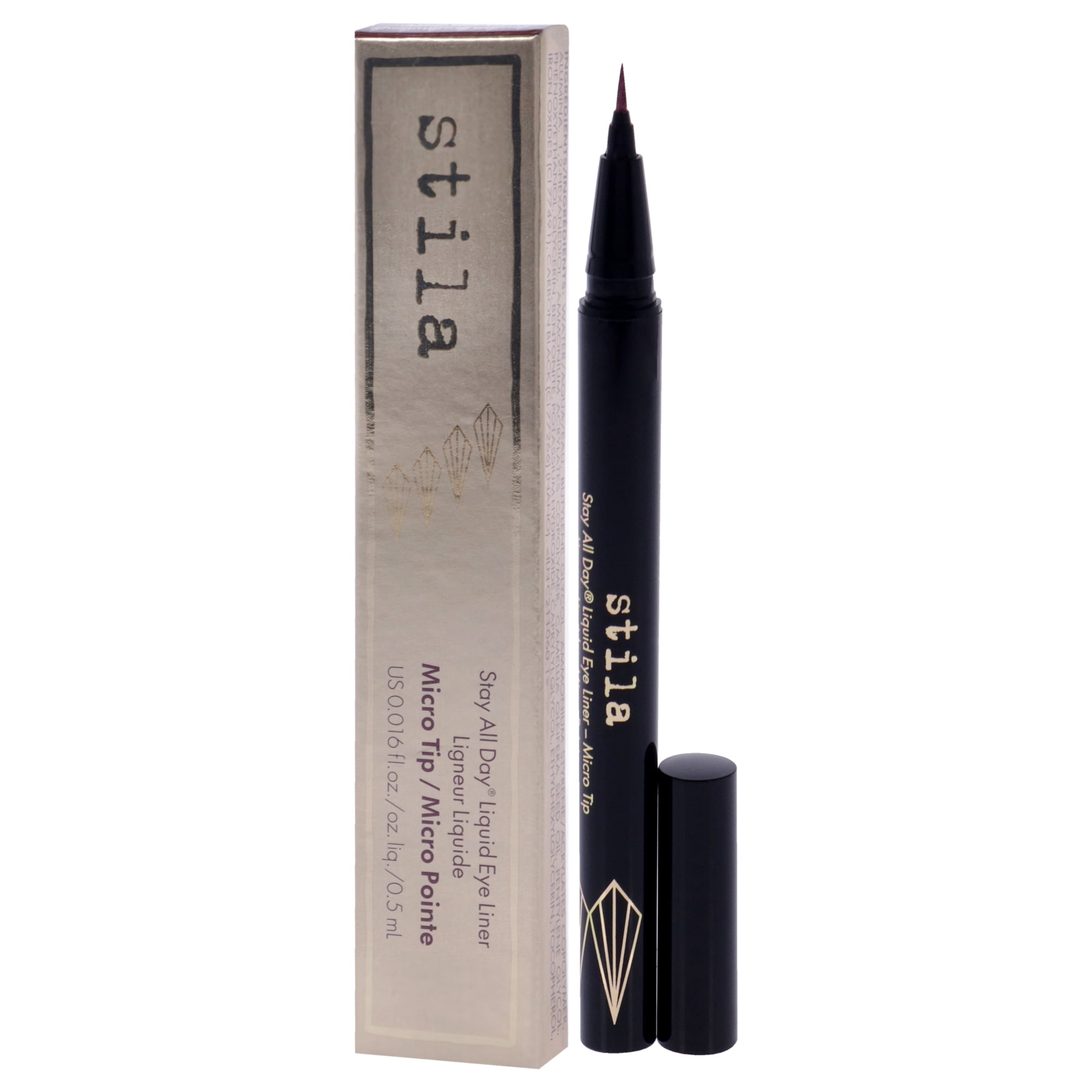 Stila Stay All Day Liquid Eye Liner Micro Tip - Shimmering Garnet , 0.016 oz Eyeliner