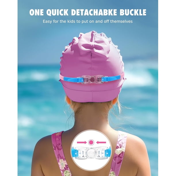 Lunettes De Natation Génériques – Couleur Rose Ou Rouge – Grand Stock