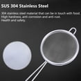 thumbnail image 6 of BE-TOOL Tea Filters with Handle Fine Grid Tea Strainer Stainless Steel Coffee Strainer Liquid Filter Reusable Silver, 6 of 8