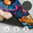 thumbnail image 3 of Balery Fantasy Cosmic Landscape Juego de 4 Alfombrillas para Auto, Revestimientos de Caucho Resistente, Diseño Antideslizante, 3 of 7