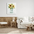thumbnail image 2 of Stupell Industries Yellow Sunflowers Country jar Graphic Art Gallery Wrapped Canvas Print Wall Art, Design by Livi Finn, 2 of 7