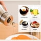 thumbnail image 3 of Inteprter Botella de aceite de acero inoxidable para el hogar, cocina, barbacoa, vinagre, salsa, dispensador de condimentos con tapa, contenedor Cocina y Comedor 500ml, 3 of 6