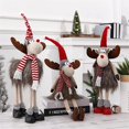 thumbnail image 3 of Muñecos de alce de pie para Navidad, figuritas de reno con luces para regalo de Navidad, decoración del hogar de Año Nuevo, 2023, 3 of 4