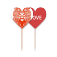 thumbnail image 1 of Paper-cut Beijing Opera Head Chinese Toothpick Flag LOVE Heart Lable Cupcake Pick, 1 of 4