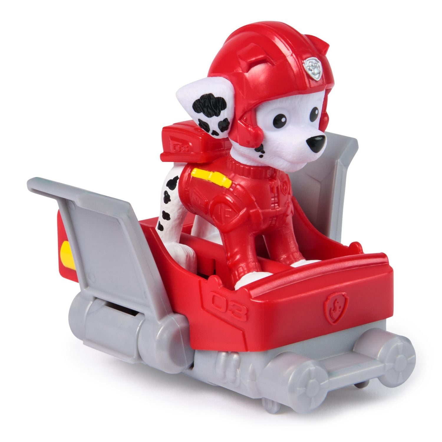 Pat'Patrouille : Chiots d'action, Figurine Marcus et avion planeur avec ailes pliables, jouets pour garçons et filles à partir de 3 ans