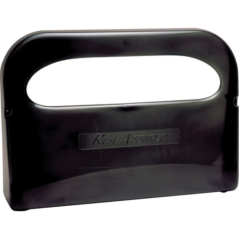 Plastic Half-Fold Toilet Seat Cover Dispenser, 16.05 x 3.15 x 11.3, Smoke Plastic Half-Fold Toilet Seat Cover Dispenser, 16.05 x 3.15 x 11.3, Smoke