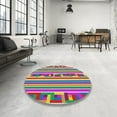 thumbnail image 3 of Ahgly Company Indoor Rectangle Patterned Green Abstract Area Rugs, 2' x 5', 3 of 6