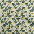thumbnail image 1 of oneOone Cotton Cambric Light Beige Fabric Tropical Leaf Fabric For Sewing Printed Craft Fabric By The Yard 42 Inch Wide, 1 of 5