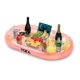 thumbnail image 1 of Enfriador Flotante Inflable POZA Oro Rosa con Confeti 99x58 cm, 1 of 8