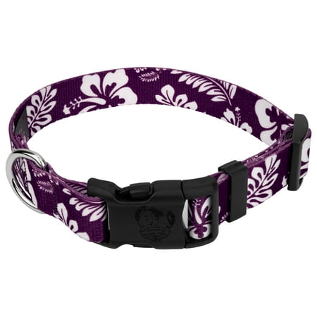 - Country Brook Petz | Deluxe Hawaiian Dog Collar (Purple)