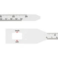 thumbnail image 4 of Uxcell Head Circumference Tape 24"(60cm) Plastic Measuring Rule Measure for Child Head Arm Circumference, White, 4 of 6