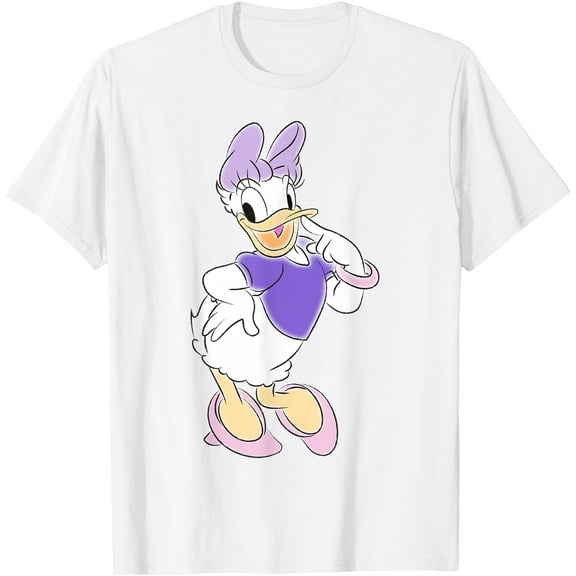 Daisy Duck Purple Style DTG Print Unisex T-Shirt