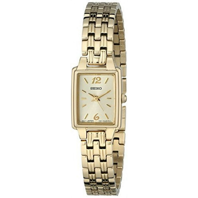 SEIKO 　レディース時計 Seiko Women's Gold-tone Dress Watch, Champagne Dial, Stainless