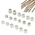 thumbnail image 4 of YAHHU 18 Pcs Dreadlocks Stainless Steel Hair Rings Hair Clips Jewelry Decoration Braids Accessories, Antique Silver, 3.15 inches / 8 cm, 4 of 10