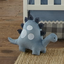 Levtex Baby - Kipton Stuffed Toy - Dinosaur - Blue, White and Navy - Nursery Accessories - Size: 11 x 6 x 8in.