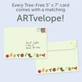 thumbnail image 3 of Tree-Free Greetings Christmas Greeting Card 2 Pack, 5 x 7, Fiestas Pattern (GT69315), 3 of 5