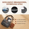 thumbnail image 5 of KXF Women Crossbody Handbags Waterproof Shoulder Bag Ladies Soft Leather Purse Satchel Multi Pocket Messenger Bag, 5 of 9