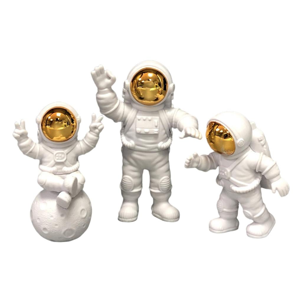 Modern PVC Astronaut Figurines Character Spaceman Office Desktop ...