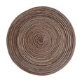 thumbnail image 1 of Czzoypi Napperon Rond Tissé Tapis de Table Ramie Coussin Isolant Antidérapant Résistant à la Chaleur sous-Verre 36cm, 1 of 1