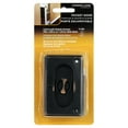 thumbnail image 2 of Prime-Line Products N 7368 Pocket Door Privacy Lock with Pull, 3-3/4-Inch, Classic Bronze, 2 of 9