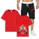 thumbnail image 1 of Anuel AA-Conjunto de 2 piezas para hombre, chándal Real Hasta La Muerte, ropa deportiva para Fitness y pantalones cortos de playa, camisetas informales, 1 of 4
