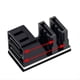 thumbnail image 3 of 10 Pieza Doble 7 Pines Hembra A Doble 7 Pines Macho 90 Grados Adaptador en Ángulo Placa Base Adaptador para Escritorio SSD HDD, 3 of 5