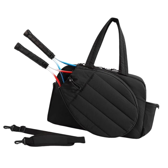Practical Water Resistant Sports Gym Bag with Dedicated Tennis Gear Compartments for Active Women