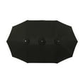 thumbnail image 5 of Eclipse 15-ft Oval Dual Market Umbrella - Black - Polyester Canopy, 5 of 15