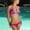 Purple, variant on Summer Sexy Swimwear Women's Tie Side Bottom Padded Top Triangle Bikini Bathing Suit Two Piece Swimsuit Triangle Bandage Swimwear